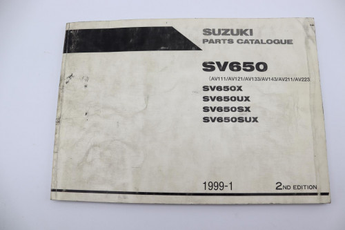 Manuel d'utilisation SUZUKI 650 SV 1999 - 2002
