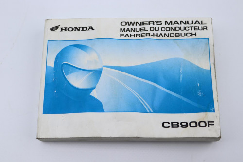 Manuel d'utilisation HONDA CB 900 F HORNET 2002 - 2007