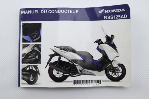 Manuel d'utilisation HONDA 125 FORZA 2017 - 2018