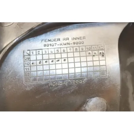 Garde boue arriere HONDA PCX 125 2010 - 2013