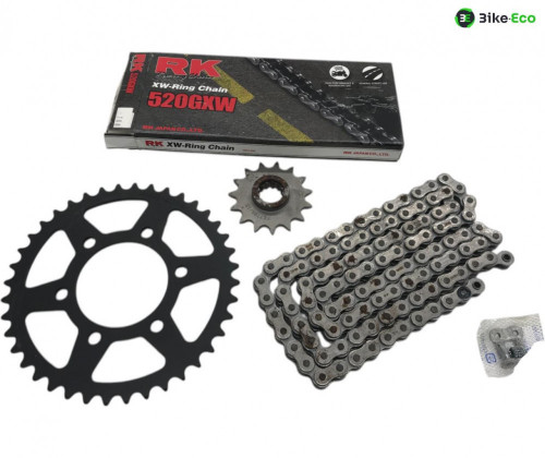 Kit chaine france equipement KAWASAKI ZX-6 R 636 2003-2004 NINJA