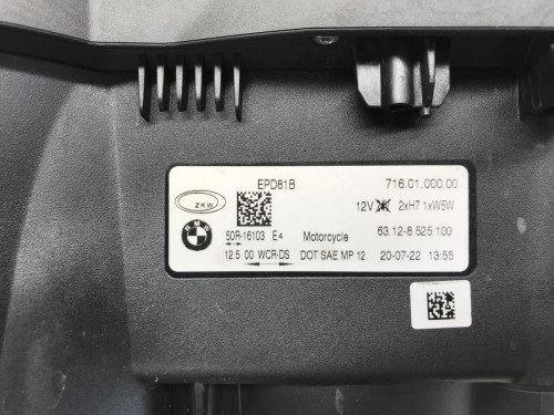 Optique feux phare BMW R 1200 GS 2014-2018 LC ADVENTURE K51