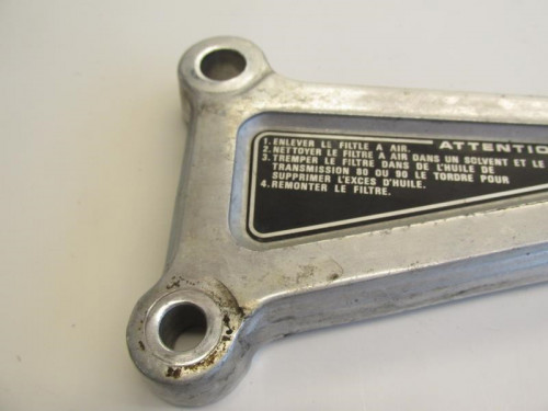 Platine arriere gauche HONDA CM 125 1982-1988 CUSTOM