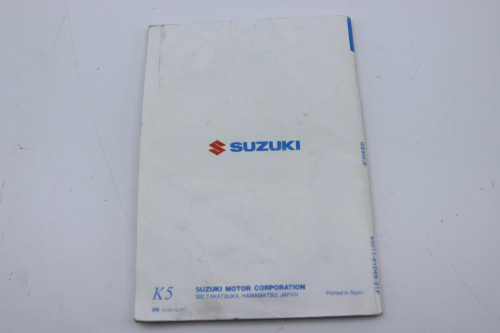 Manuel d'utilisation SUZUKI 500 GSF 2004 - 2007