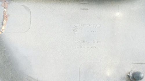 Coque arriere gauche HONDA 650 CB 1979 - 1985