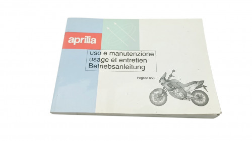 Manuel d'utilisation APRILIA PEGASO 650 1998 - 2000