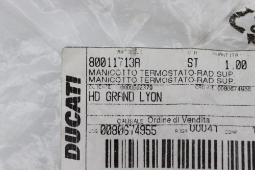 Durite d'eau DUCATI 1098 STREETFIGHTER 2009 - 2011