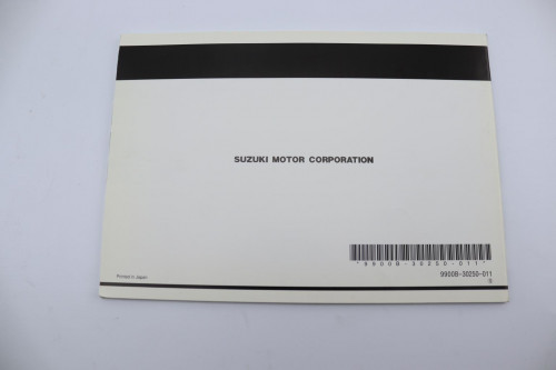 Manuel d'utilisation SUZUKI 1300 GSXR 2008 - 2009