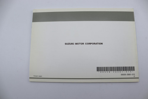 Manuel d'utilisation SUZUKI 250 LT F 2007 - 2008