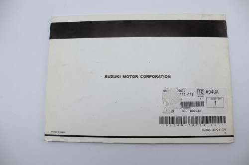Manuel d'utilisation SUZUKI 650 DL 2007 - 2009
