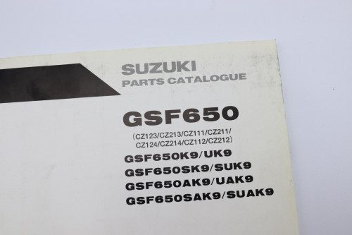Manuel d'utilisation SUZUKI 650 BANDIT N 2009 - 2015