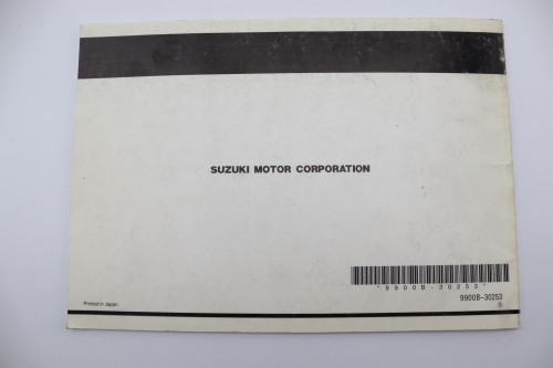 Manuel d'utilisation SUZUKI 650 GSXF 2008 - 2008