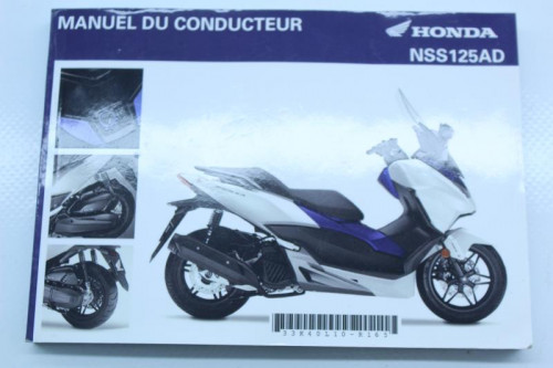 Manuel d'utilisation HONDA FORZA 125 ABS 15-17