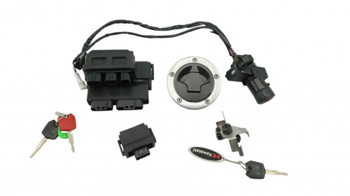 Jeu de serrure contacteur a cle code KAWASAKI Z 750 2007 - 2013