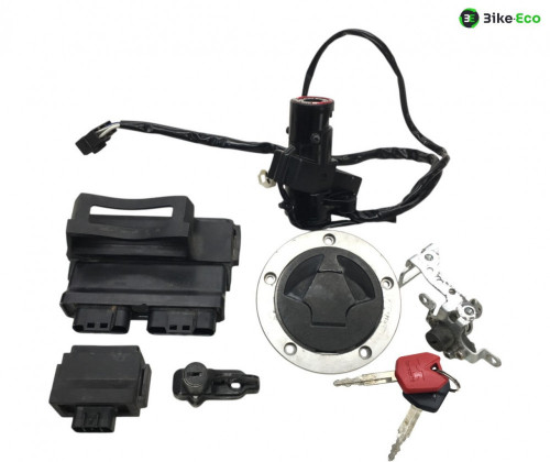 Jeu de serrure contacteur a cle code KAWASAKI ZZR 1400 2008-2011 ABS