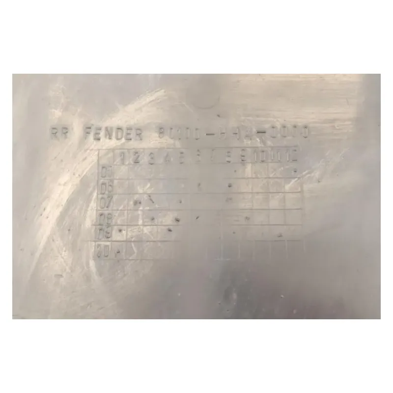 Bavette arriere SYM HD 125 2004 - 2007