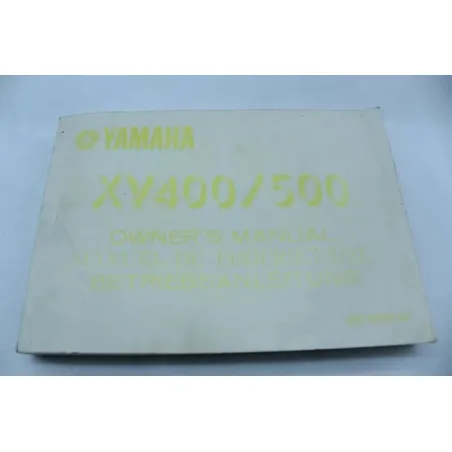 Manuel d'utilisation YAMAHA XV 400 1976 - 1982