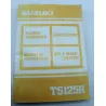 Manuel d'utilisation SUZUKI TS 125 R 1990 - 1996 Manuel d'utilisation SUZUKI TS 125 R 1990 - 1996