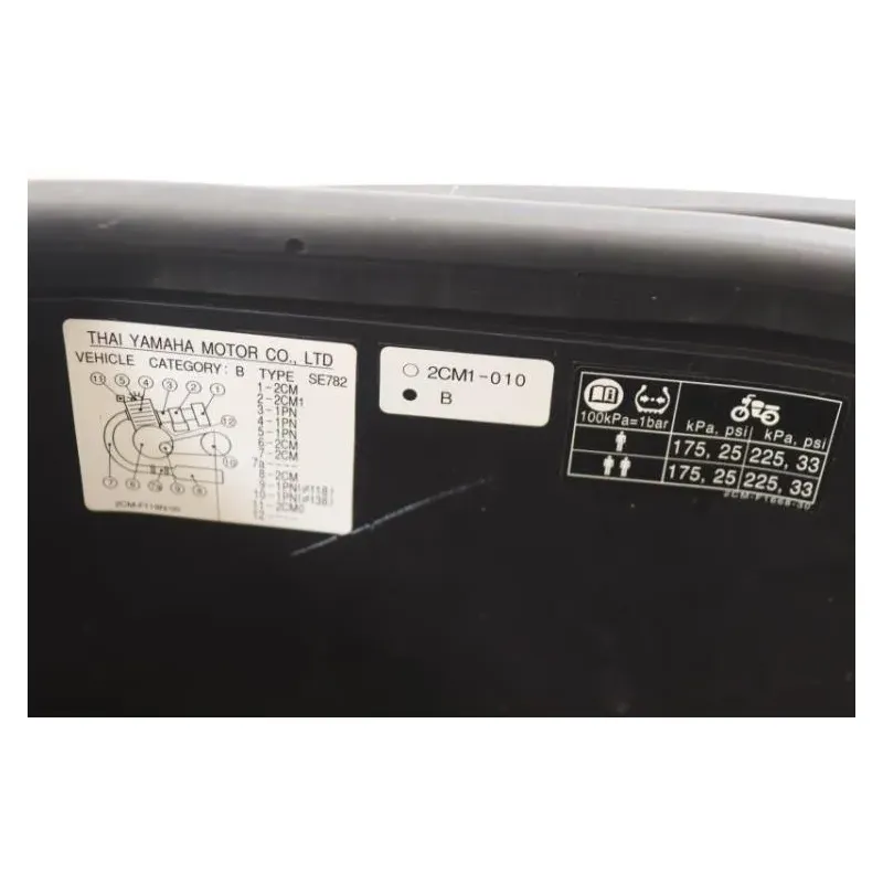 Coffre sous selle YAMAHA MW 125 TRICITY 2014 - 2015