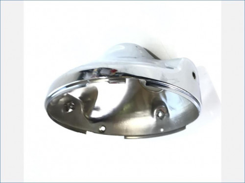 Cuvelage chrome phare rond adaptable 