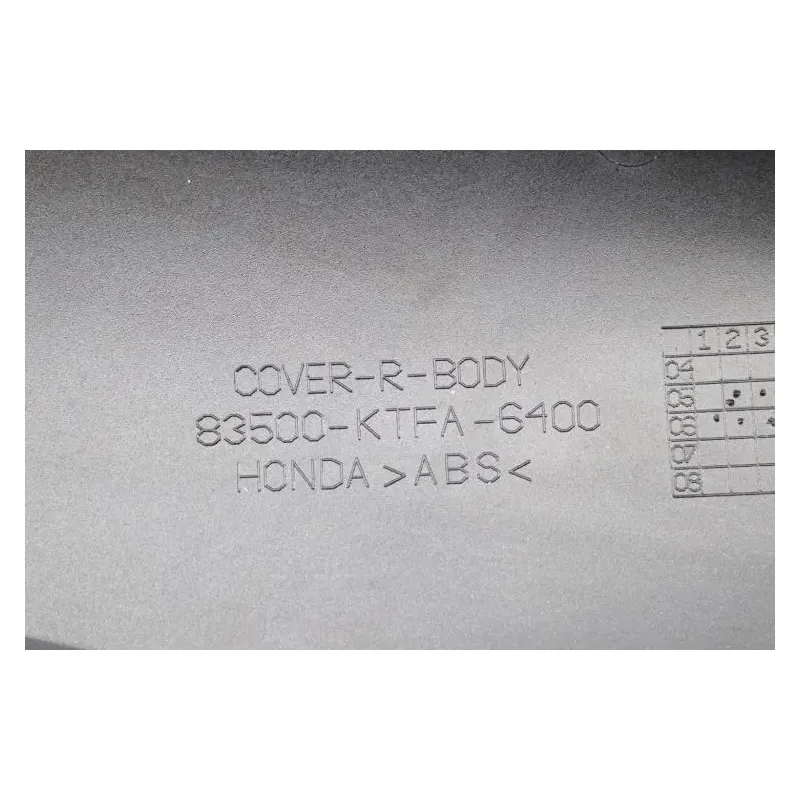 Coque arriere droit HONDA SH 125 2006 - 2008