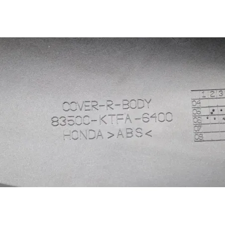Coque arriere droit HONDA SH 125 2006 - 2008