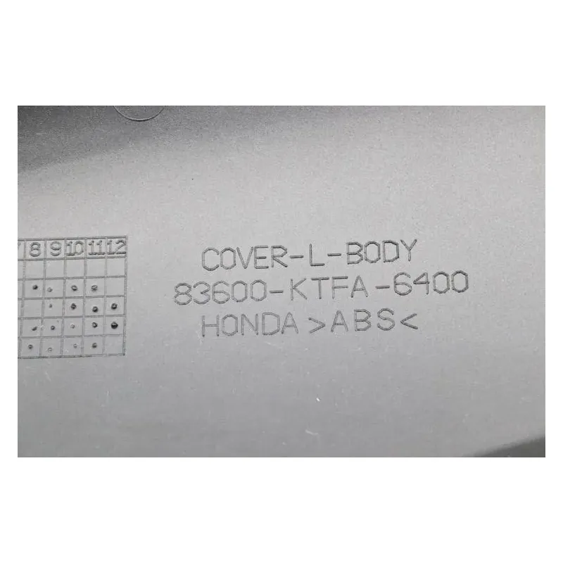 Coque arriere gauche HONDA SH 125 2006 - 2008
