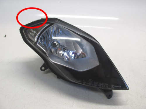 Optique avant droit feux phare BMW S 1000 XR 15-17